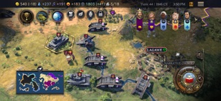 Sid Meier's Civilization VII gameplay, from the App Store