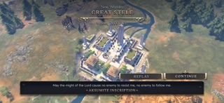 Sid Meier's Civilization VII gameplay, from the App Store