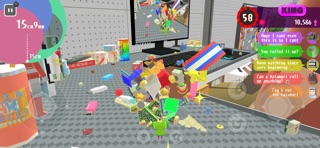 Katamari Damacy Rolling LIVE gameplay, from the App Store