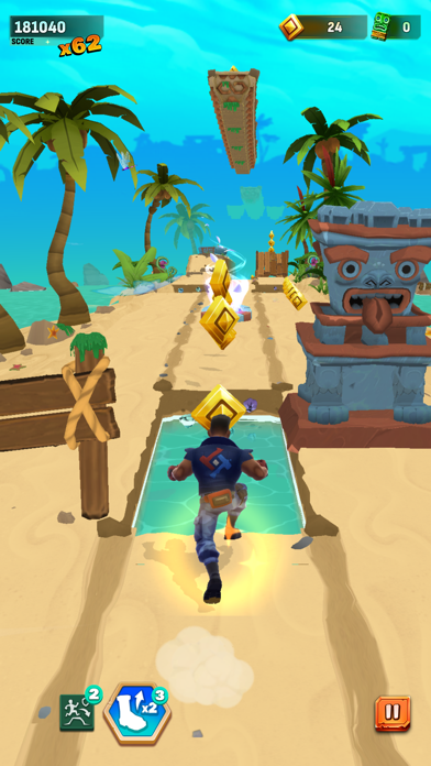 Temple Run: Legends gameplay, from the App Store